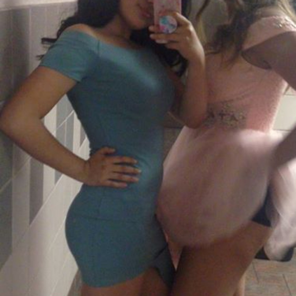 Turquoise homecoming dress